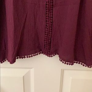 Charlotte Russe Tops - Maroon, cute tank!!! Charlotte Russe Tops - Maroon, cute tank!!!